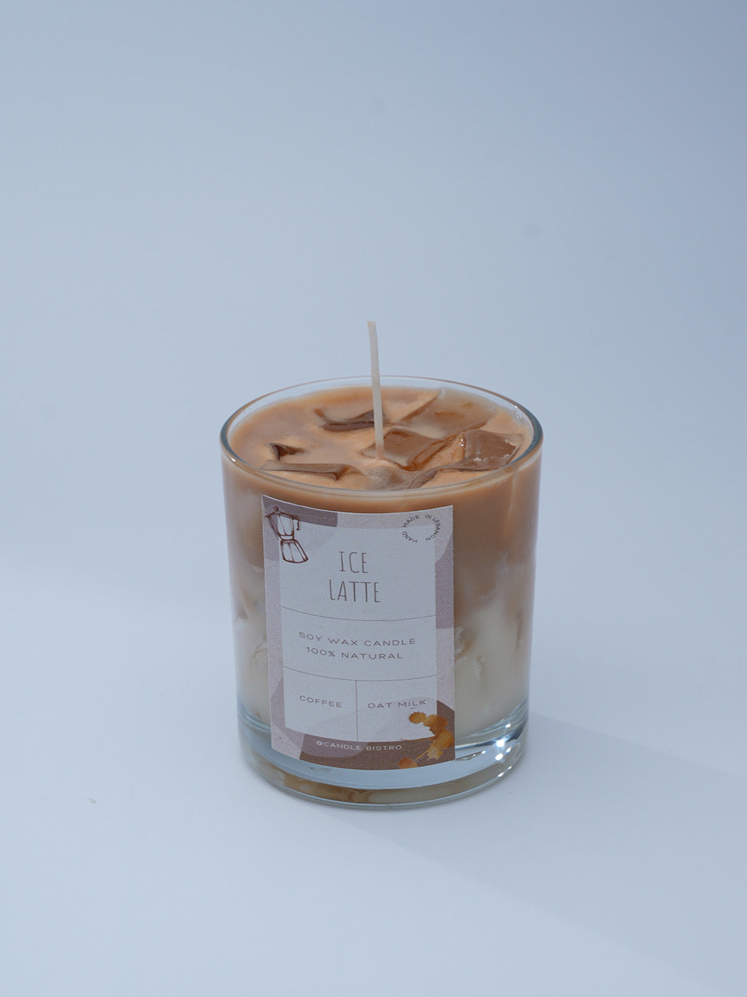 Ice latte candle